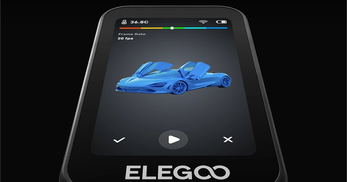ELEGOO M1 Ultra: ручной 3D-сканер с экраном представят 29 октября